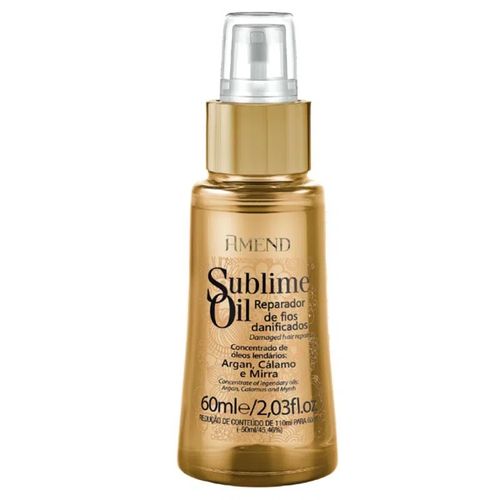 Oleo Capilar 60ml Sublime Reparador de Pontas Amend