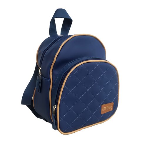 Mochila Maternidade Infantil Ana Azul Marinho Art Baby