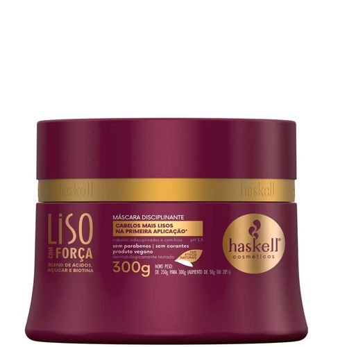 Máscara Liso Com Força 300g Haskell