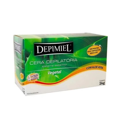 Cera Depilatória Vegetal 1kg Depimiel