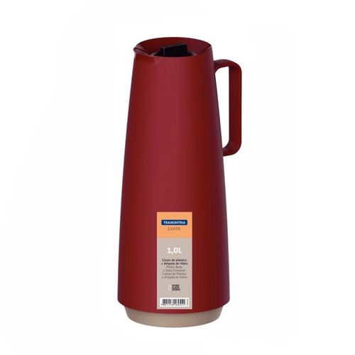 Bule Térmico 1,0L Vermelho Exata Tramontina
