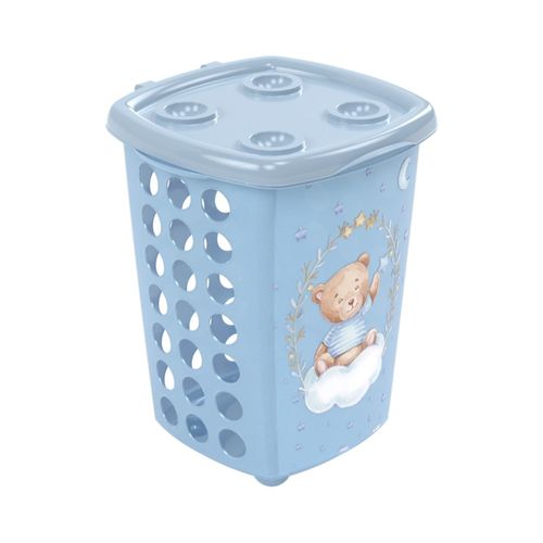 Cesto Ursinho 38L Azul 8437 Plasútil