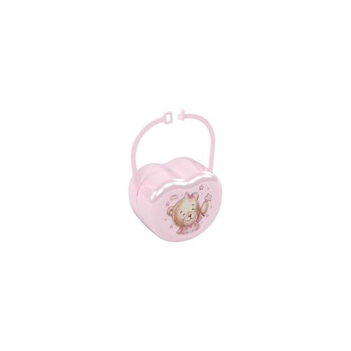 Porta Chupeta Ursinha Rosa 8203 Plasútil