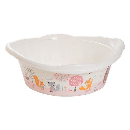 Bacia Infantil Bichinhos 17,1L Rosa Plasútil