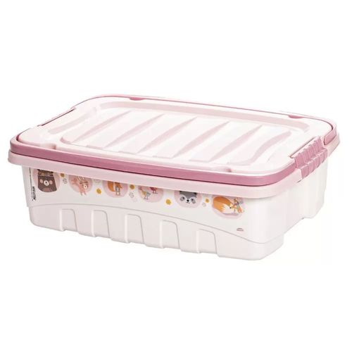 Caixa Organizadora Infantil Decorada 8,5 litros 13370 Rosa Plasutil