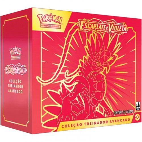 Box Pokémon Treinador Avançado Miraidon Escarlate E Violeta Copag