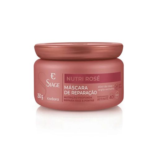 Máscara Capilar Siàge Nutri Rosé 250g Eudora