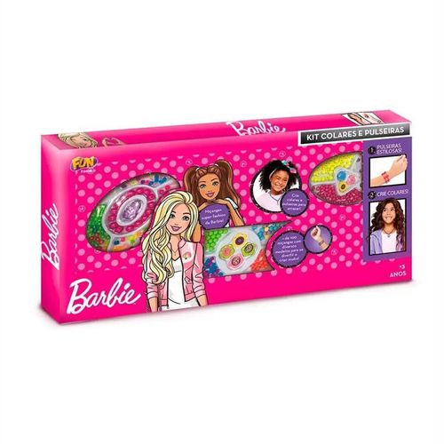Kit Colares E Pulseiras Barbie Fun