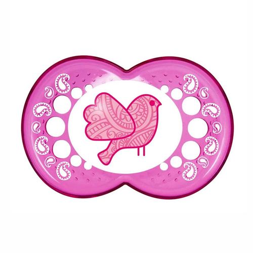 Chupeta Clear Girls 6m  TAM.2 Rosa 2334 MAM