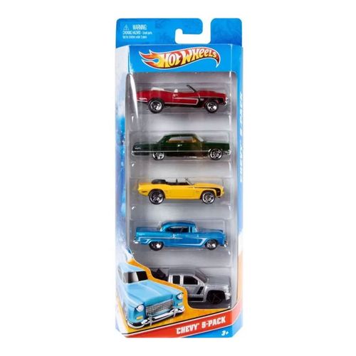 Carrinhos Hot Wheels Sortidos Pack Com 5 Mattel