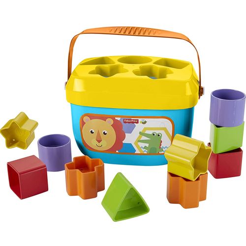 Balde Primeiros Blocos Ffc84 Fisher Price Mattel