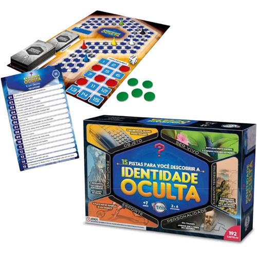 Jogo De Tabuleiro Identidade Oculta 12061 Toia