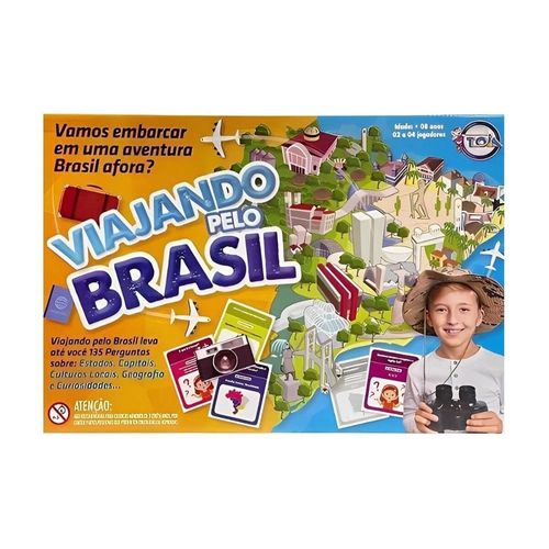 Jogo Viajando Pelo Brasil 12191 Toia