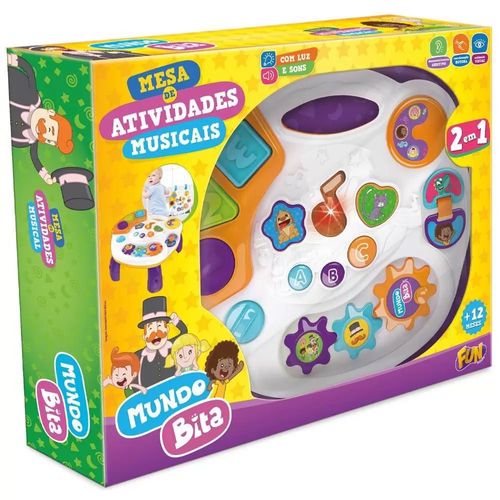 Mesa Musical Infantil Mundo Bita F0057-4 Fun