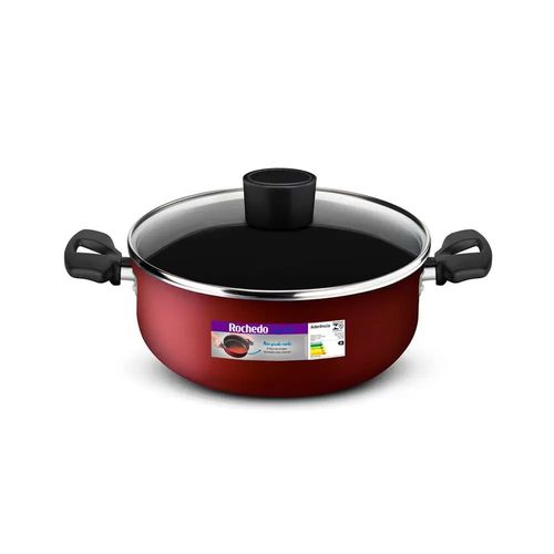 Caçarola 22cm Todo Dia Vermelho Rochedo