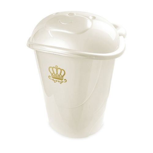 Cesto Fofura Majestic Branco Perolado Dourado Cajovil