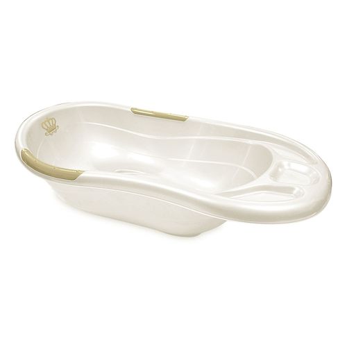 Banheira 22l Aconchego Majestic Branco Dourado Cajovil