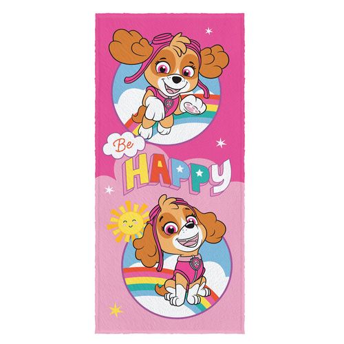 Toalha De Banho Felpuda Feminina Patrulha Canina Lepper