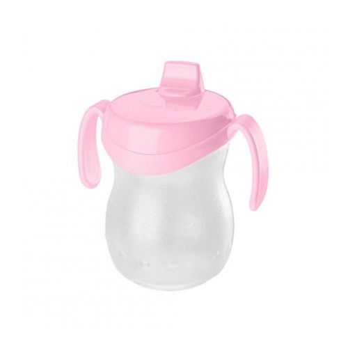 Copo Infantil com Alça 310ml Rosa SR847/40 Sanremo