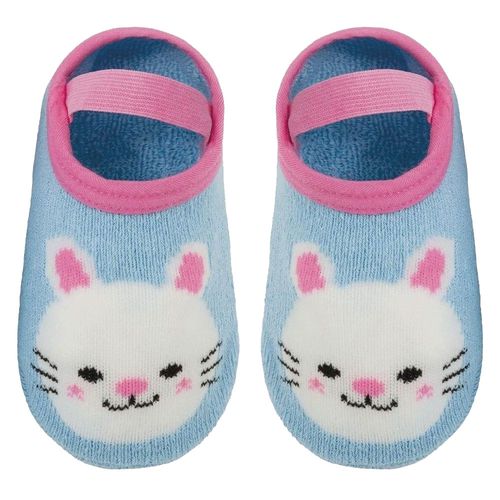 Meia Sapatilha Antiderrapante Coelho P 14530 Buba