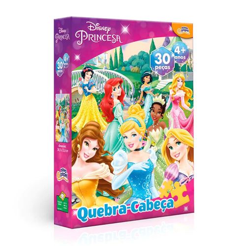 Jogo Quebra Cabeça 30 Peças Princesas 8050 Hasbro