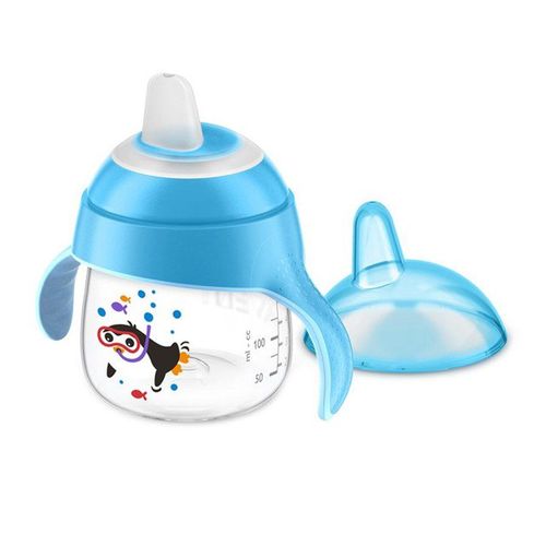 Copo Pinguim Azul 6m  Azul 200ml Avent Philips