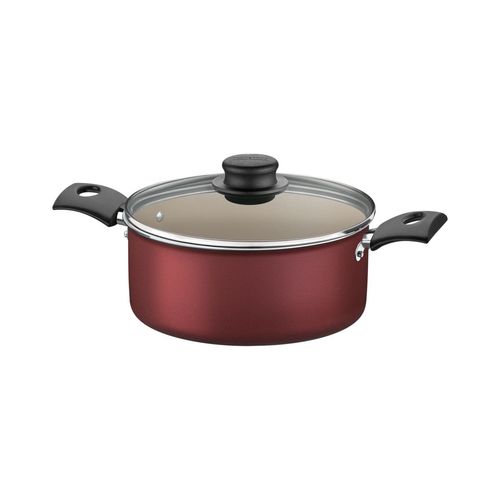 Caçarola de Alumínio Antiaderente  4,9L 24cm 20261/724 Vermelha Tramontina