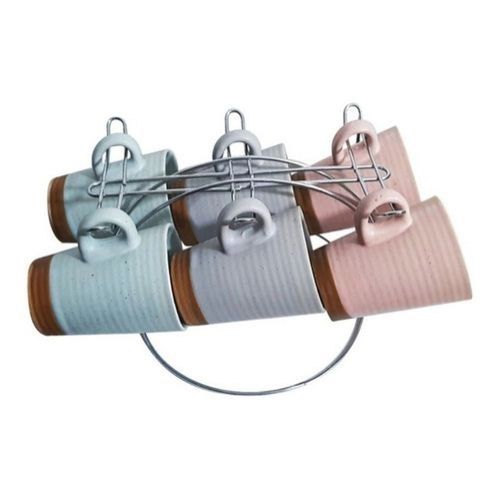 Conjunto de Xícaras Cerâmica para Café com Suporte Romance 35385 Bom Gourmet