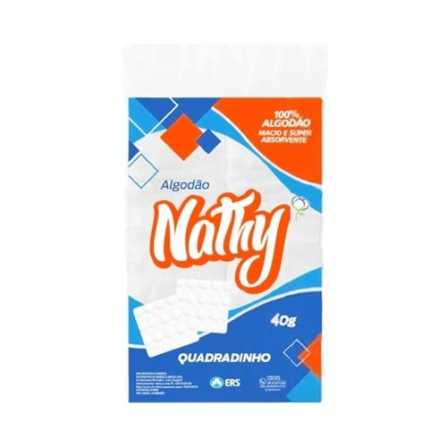 Algodão Hidrófilo Quadrado 40g 11063 Nathy
