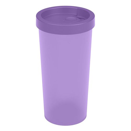 Copo Com Tampa Nutri 500ml Lilás Coza