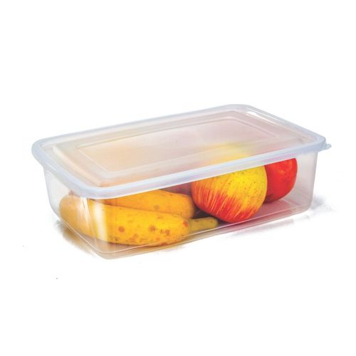Caixa Retangular 4 Litros Transparente 2186 Ercaplast
