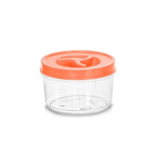 Pote Redondo Baixo Médio Transparente 600 Ml 2574 Ercaplast