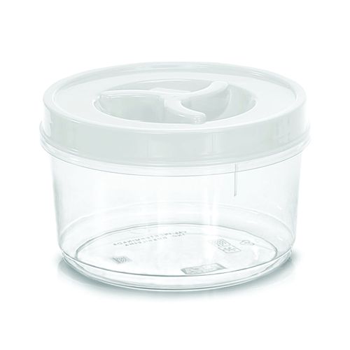 Pote Redondo Baixo Transparente 1800 Ml 2636 Ercaplast