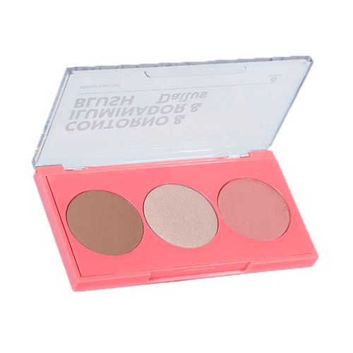 Paleta De Milhões Contorno, Iluminador E Blush 1 Dailus