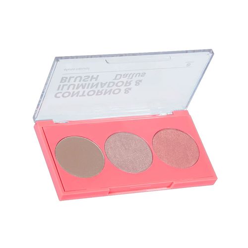 Paleta De Milhões Contorno, Iluminador E Blush 2 Dailus