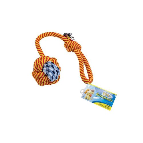 Brinquedo Para Cachorro Bola Com Corda 40cm Pet-437 Etilux