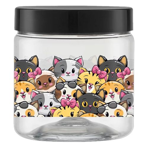 Pote De Plástico 1 Litro Mix Cat 2301 Bandeirante
