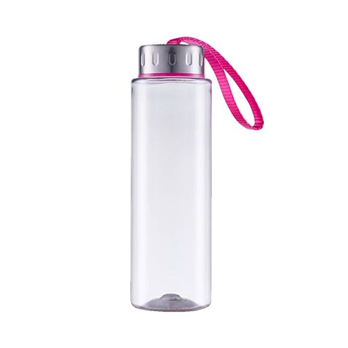 Garrafa Squeeze De Plástico Transparente 450ml Bandeirante