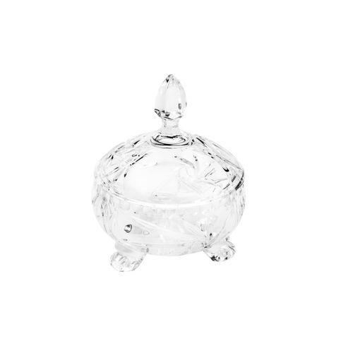 Bomboniere de Cristal com Pés Prima Luxo Duplo 3716 Lyor