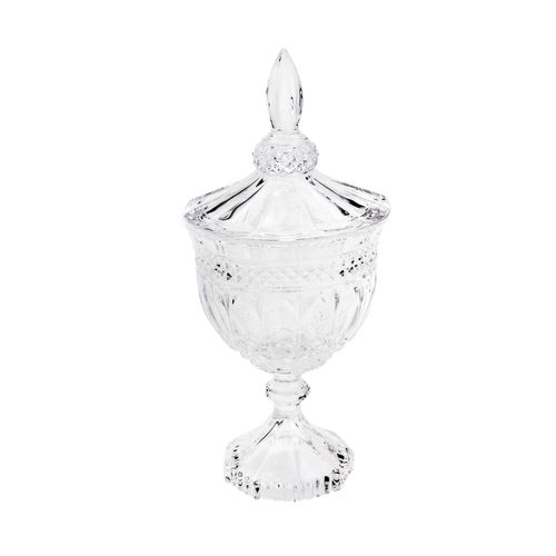 Bomboniere Decorativa com Pés 3981 Cristal Brandon Lyor