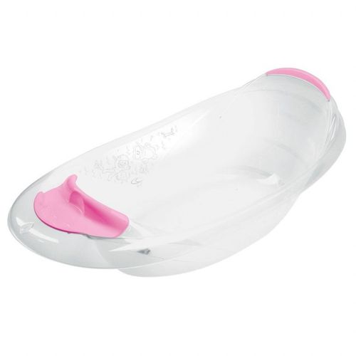 Banheira Transparente Rosa 22 Litros 733 Cajovil