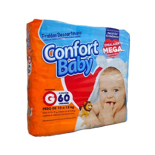 Fraldas Descartáveis Confort Baby G 60 Und