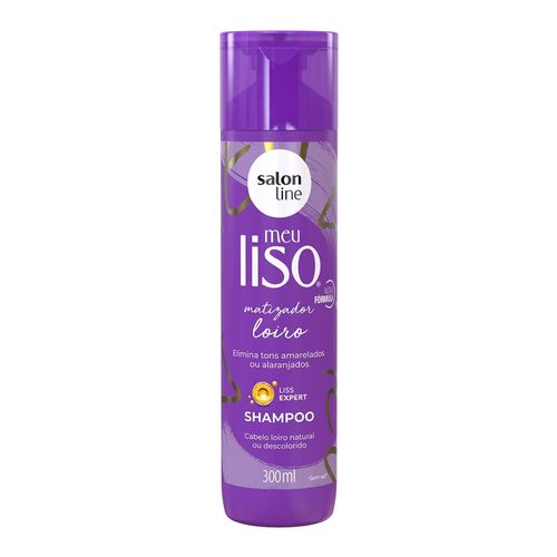 Shampoo Matizador Meu Liso Loiro Matizado 300ml Salon Line