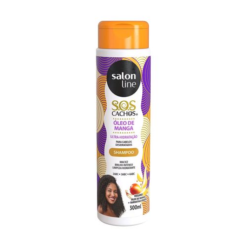 Shampoo S.O.S Cachos Óleo de Manga 300ml Salon Line