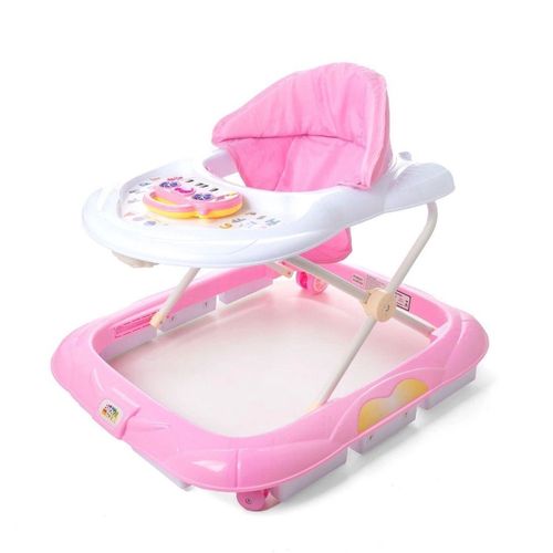 Andador Infantil Didático Rosa  Pianinho Baby Style