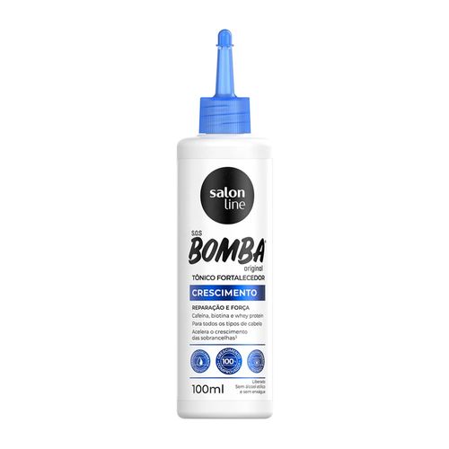 Tônico Fortalecedor SOS Bomba Crescimento Acelerado 100ml Salon Line