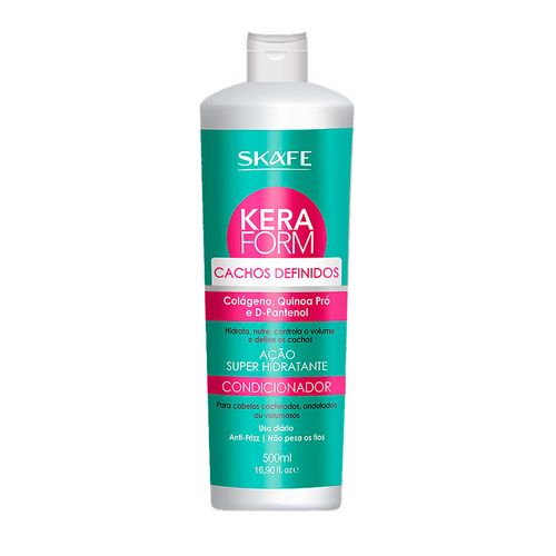 Condicionador Keraform Cachos Definidos 500ml Skafe