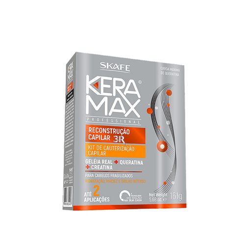 Kit Keramax Reconstrução Capilar 161g Skafe