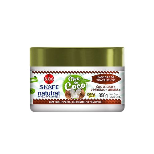 Máscara Natutrat SOS Força da Natureza Coco 350g Skafe