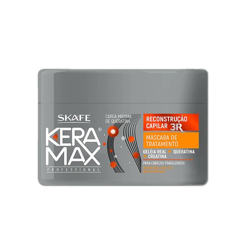 Máscara De Tratamento Keramax Reconstrução Capilar 350g Skafe